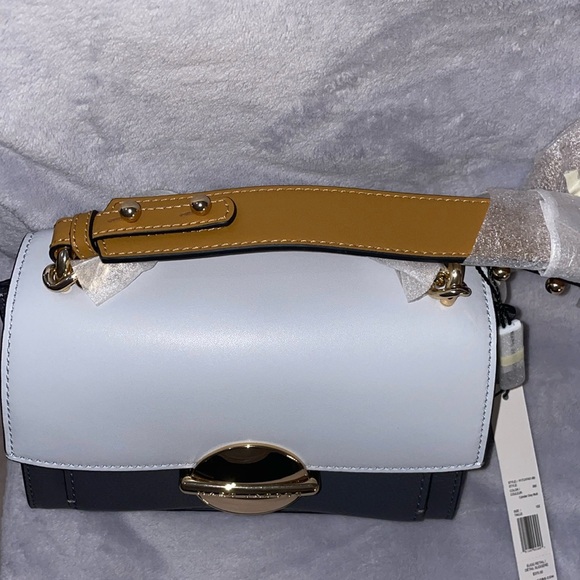 Marc Jacobs Leather Crossbody Bag The Tuck Lock 
Gray & Light Gray Colorblock - Picture 10 of 14